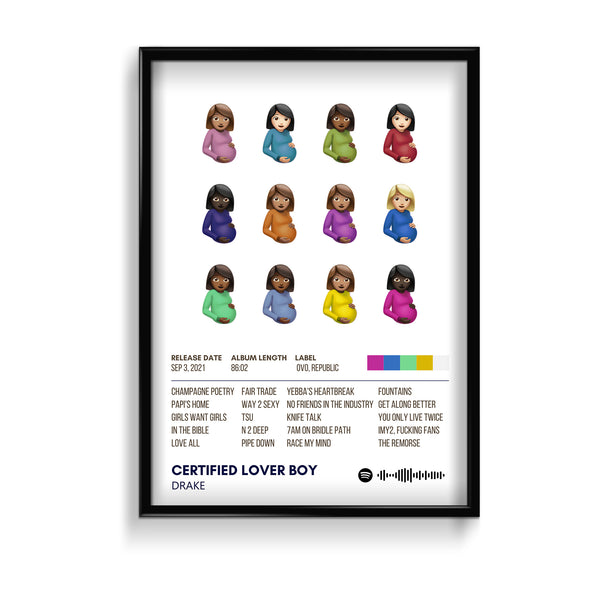 Certified Lover Boy by Drake Album Poster