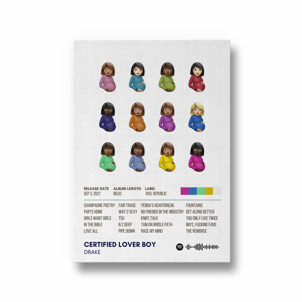 Certified Lover Boy by Drake Album Poster