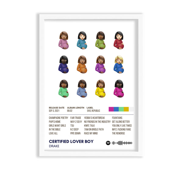 Certified Lover Boy by Drake Album Poster
