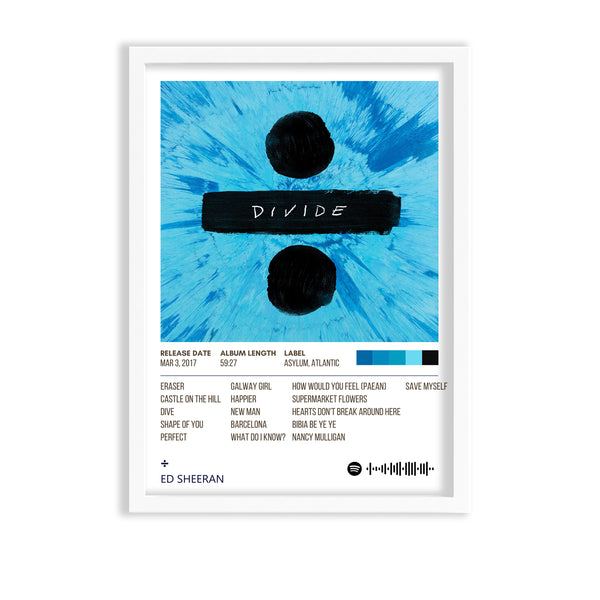 ÷ (Divide) by Ed Sheeran Album Poster