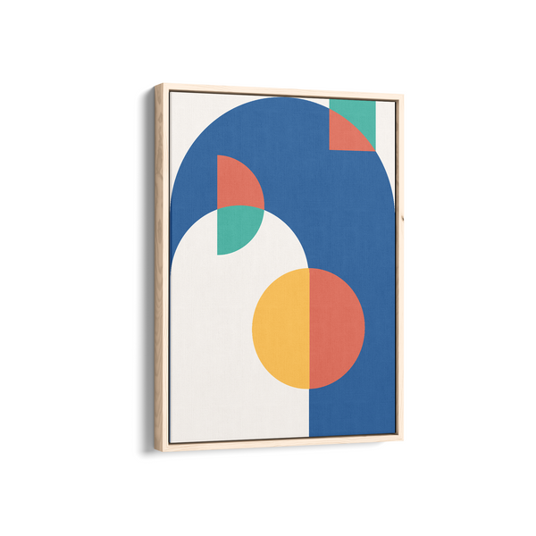 Courteous Liberty Abstract Geometric Modern Wall Art