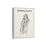 Coffee & Me Modern Line Wall Art