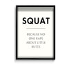 Squat Definition Poster