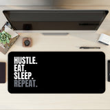 Hustle Eat Sleep Repeat Desk Mat | Desk Pad | Mouse Pad