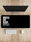 Hustle Eat Sleep Repeat Desk Mat | Desk Pad | Mouse Pad