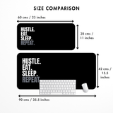 Hustle Eat Sleep Repeat Desk Mat | Desk Pad | Mouse Pad