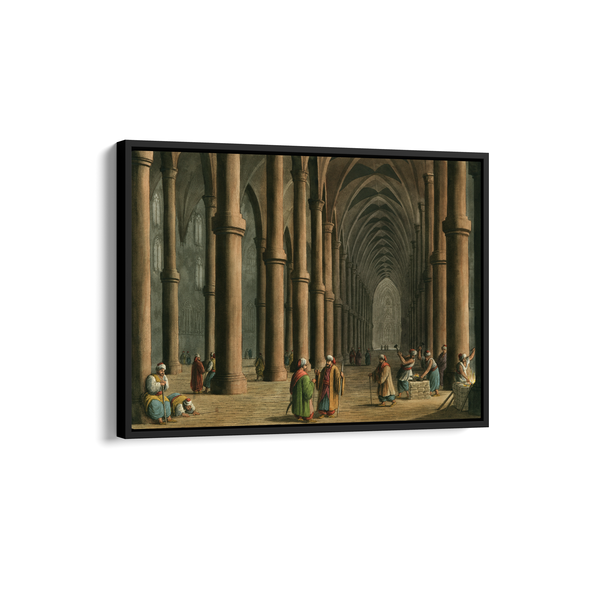 Cathedral at Tortosa (1810) illustrated by Luigi Mayer