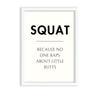Squat Definition Poster