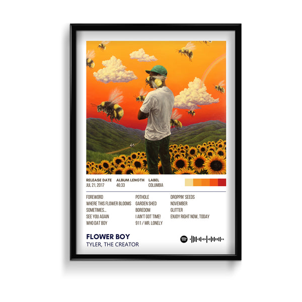 Flower Boy by Tyler, the Creator Album Poster