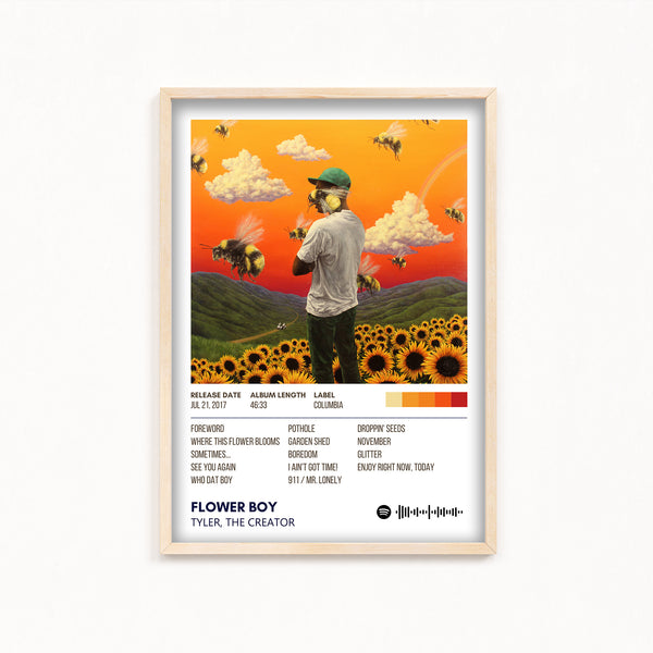 Flower Boy by Tyler, the Creator Album Poster