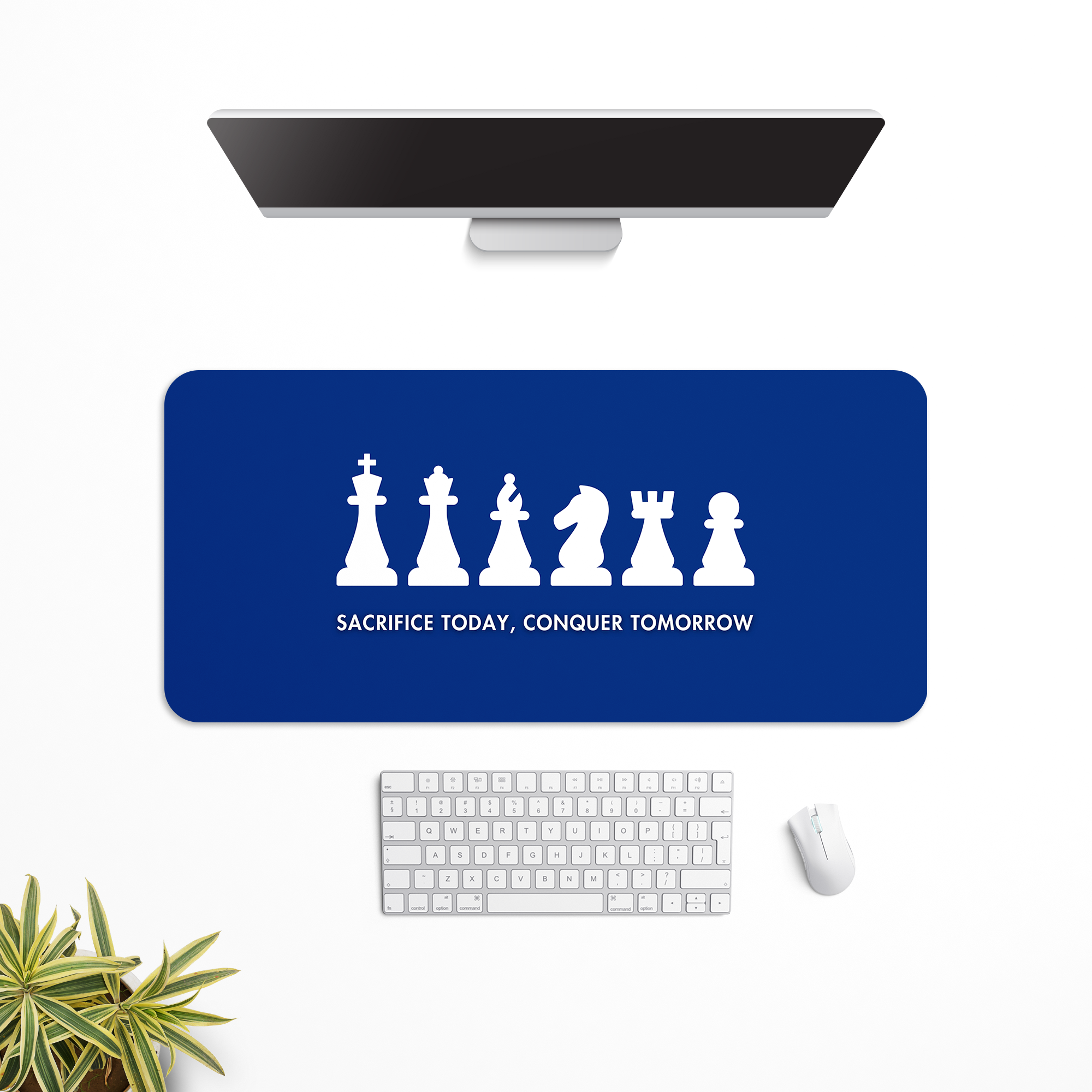 Conquer Tomorrow Chess Desk Mat | Desk Pad | Mouse Pad