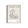 Lagom Life Modern Line Wall Art