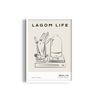 Lagom Life Modern Line Wall Art