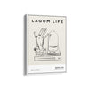 Lagom Life Modern Line Wall Art