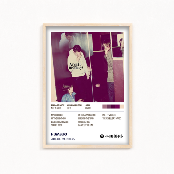 Humbug by Arctic Monkeys Album Poster