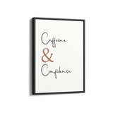 Caffeine & Confidence Wall Art