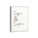 Caffeine & Confidence Wall Art