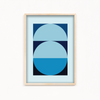 Reflection of luck Abstract Geometric Modern Wall Art