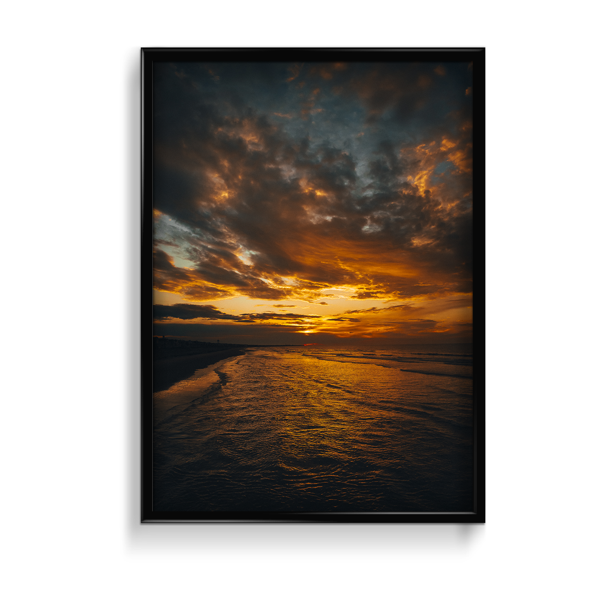Dark sunset Wall Art