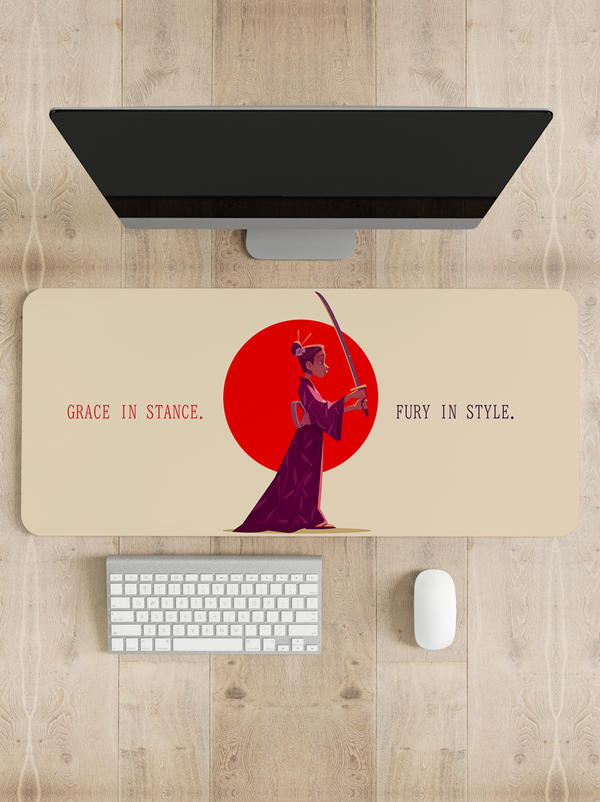 Japanese Warrior Desk Mat | Desk Pad | Mouse Pad