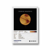 Parachutes by Coldplay Album Poster