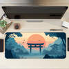 Beautiful Japanese Landscape Desk Mat | Desk Pad | Mouse Pad