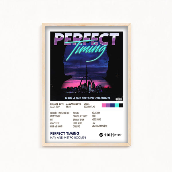 Perfect Timing by Nav and Metro Boomin Album Poster