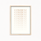 Confident Wall Art