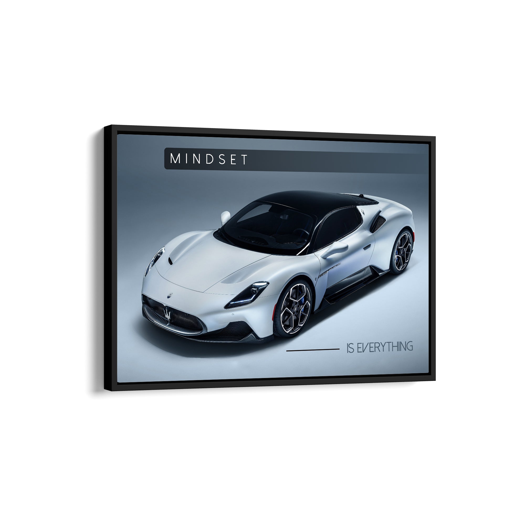 Mindset is everything - Super Car Wall Poster