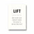 Lift Definition Poster