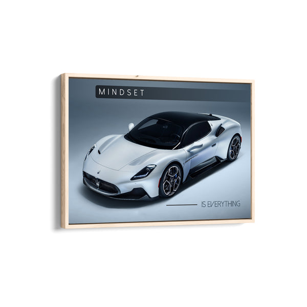 Mindset is everything - Super Car Wall Poster