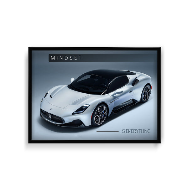 Mindset is everything - Super Car Wall Poster