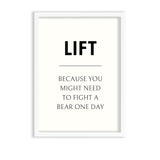 Lift Definition Poster