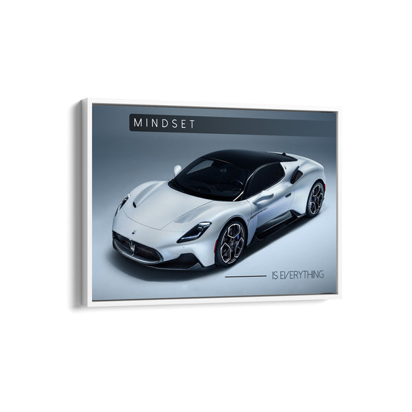 Mindset is everything - Super Car Wall Poster