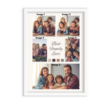 Best Family ever 5 Image Custom Collage Wall Art