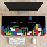 Tetris Dark Desk Mat | Desk Pad | Mouse Pad