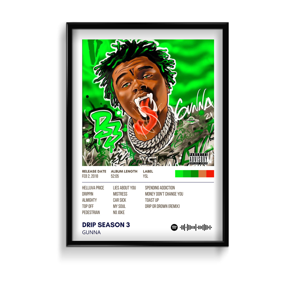 Drip Season 3 By Gunna Album Poster The Mortal Soul