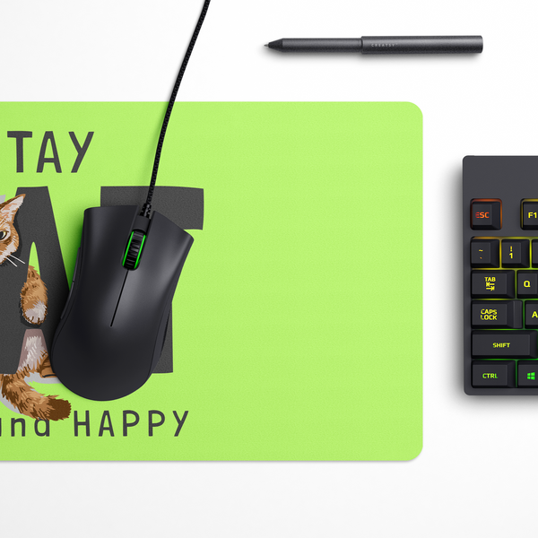 Cute Lazy Cat Desk Mat | Desk Pad | Mouse Pad