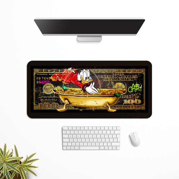 Dollar Bill Dive Desk Mat | Desk Pad | Mouse Pad