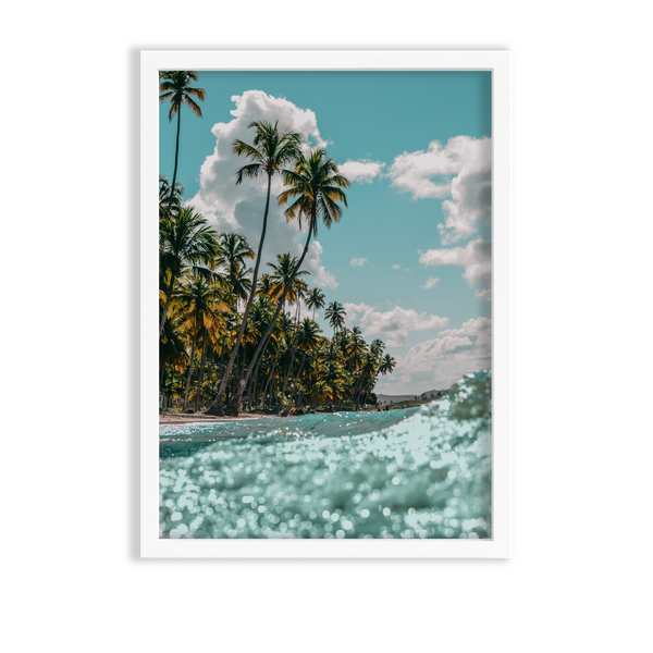 Waves on the beach Wall Art