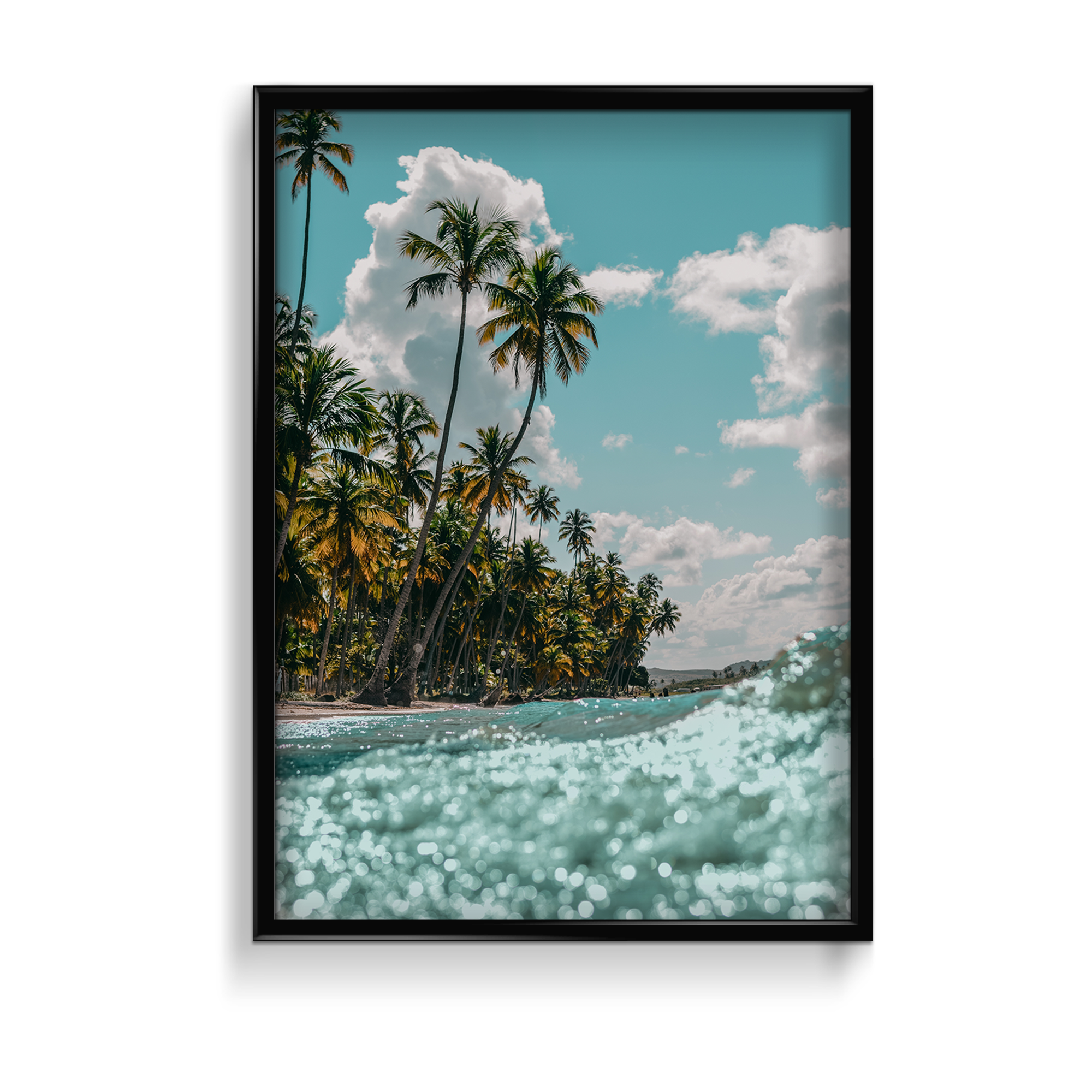 Waves on the beach Wall Art