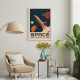Space Journey - Galaxy Explore Wall Art