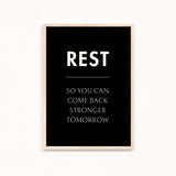 Rest Definition Poster