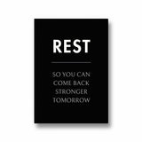 Rest Definition Poster