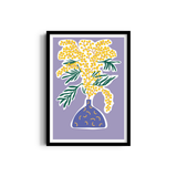 Lavender Fields and Blooms Aesthetic Wall Art