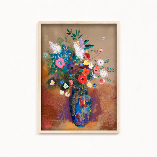 Bouquet of Flowers (1900—1905) by Odilon Redon Botanical Wall Art