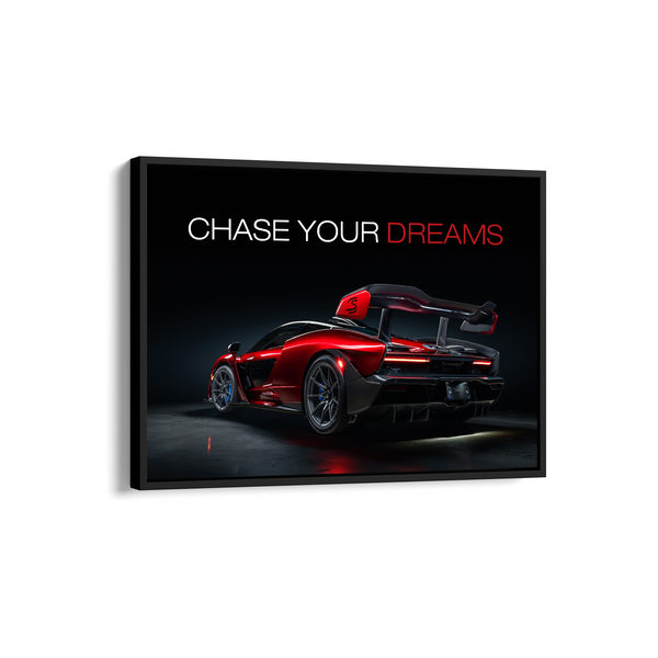 Chase your dreams - McLaren Wall Poster