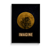Imagine - Night Moon and Tree Wall Art
