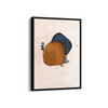 Purulent Azure Abstract Modern Wall Art