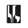 Cosmic Contrast Simplicity Wall Art